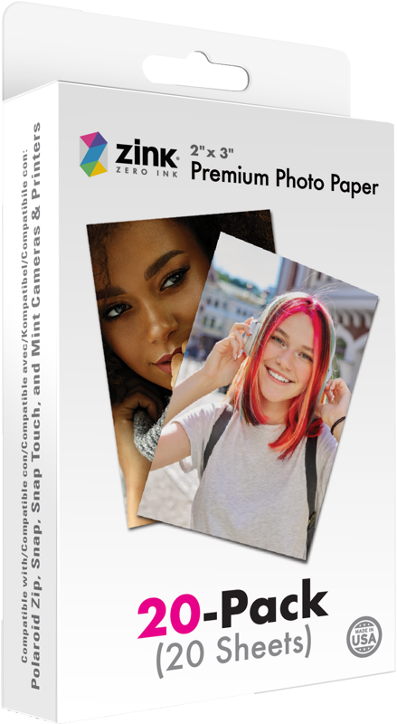 Polaroid - Zink Media 2x3 - 20 Pack