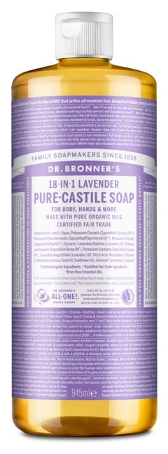 Dr. Bronner's - Pure Castile Liquid Soap Lavender 945 ml