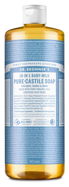 Dr. Bronner's - Pure Castile Liquid Soap Baby Mild 945 ml