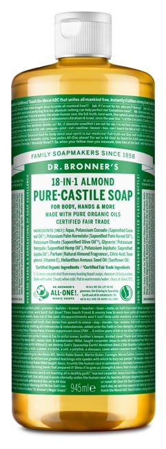 Dr. Bronner's - Pure Castile Liquid Soap Almond 945 ml