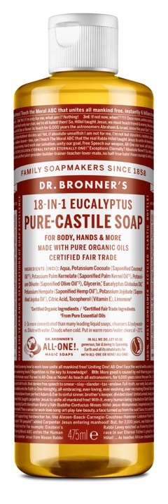 Dr. Bronner's - Pure Castile Liquid Soap Eucalyptus 475 ml