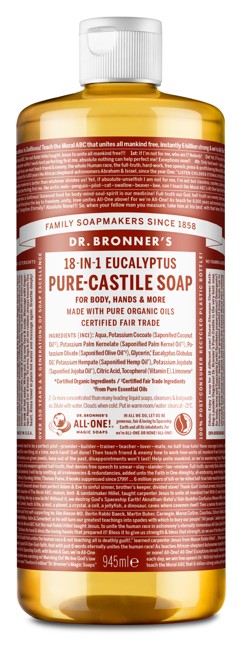 Dr. Bronner's - Pure Castile Liquid Soap Eucalyptus 945 ml - Duschgel