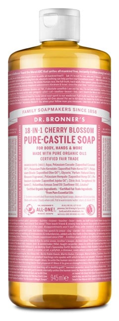 Dr. Bronner's - Pure Castile Liquid Soap Cherry Blossom 945 ml