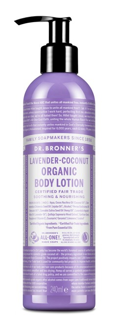 Dr. Bronner's - Organic Body Lotion Lavender Coconut 240 ml