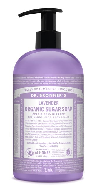 Dr. Bronner's - Organic Sugar Soap Lavender 710 ml