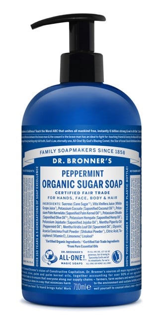 Dr. Bronner's - Organic Sugar Soap Peppermint 710 ml