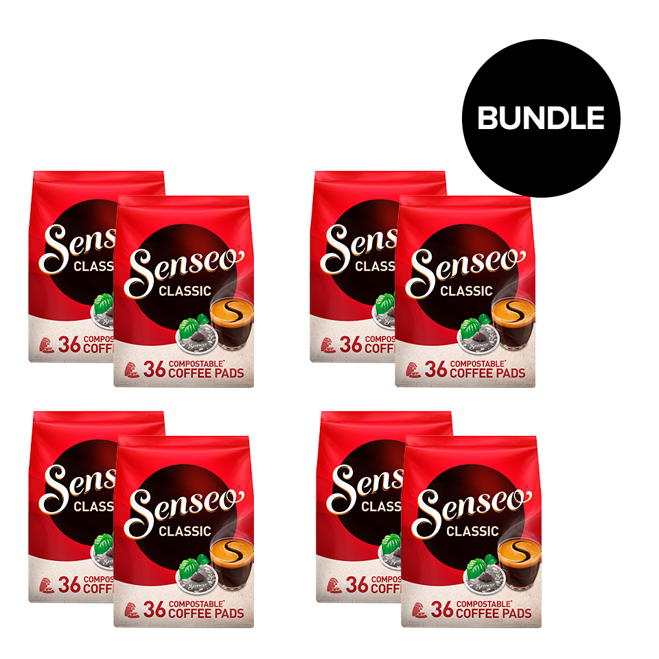 Senseo - 8 Bags of Classic Coffe Pads - Bundle - Mat og drikke