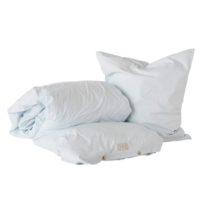 OYOY Living - Nuku Ekologiska sängkläder - 140 x 200 - Ice Blue