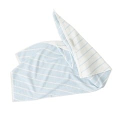 OYOY Living - Raita Organic Bath Towel - 70x140 cm - Cloud / Ice Blue