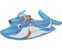 Inflatable floating Shark (77589) thumbnail-1