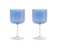 HAY - Tint Wine Glass Set of 2 - Blue and clear thumbnail-1