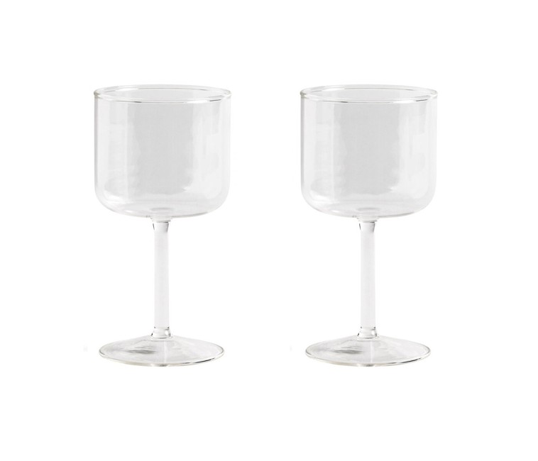 HAY - Tint Vin Glas, Sæt af 2 - Clear