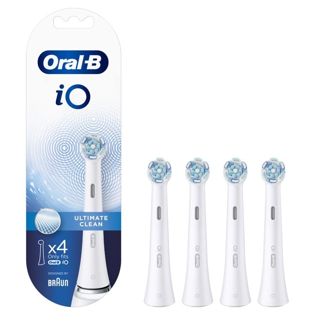 Oral-B - iO Ultimate Clean Erstatningshoder 4 Stk