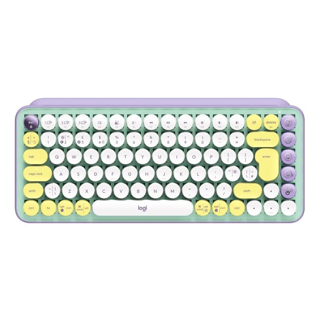 Logitech - POP Keys Wireless Keyboard, Daydream Mint (Nordic)