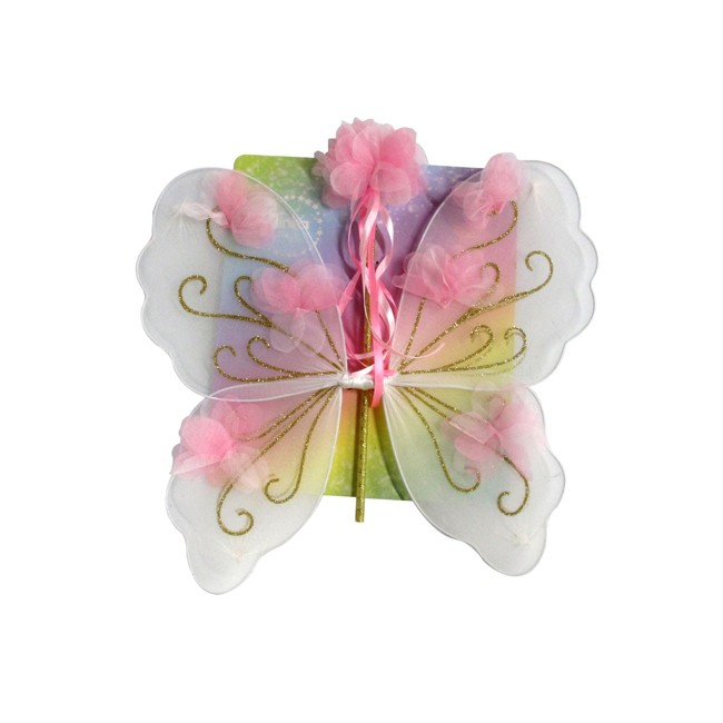 Tinka Magic - Butterfly Wings & Wand - Pink (8-800601)