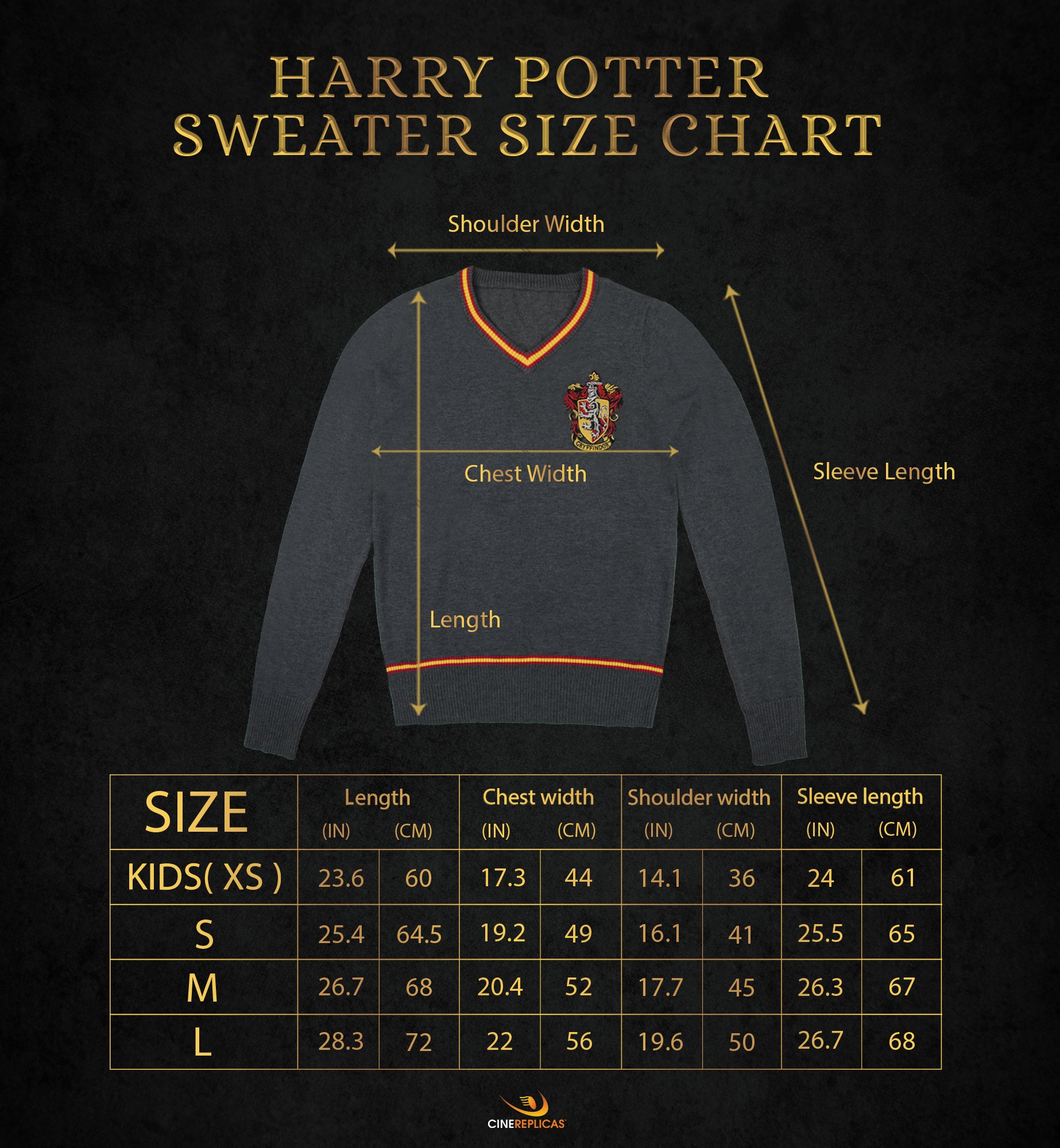 grey harry potter sweater