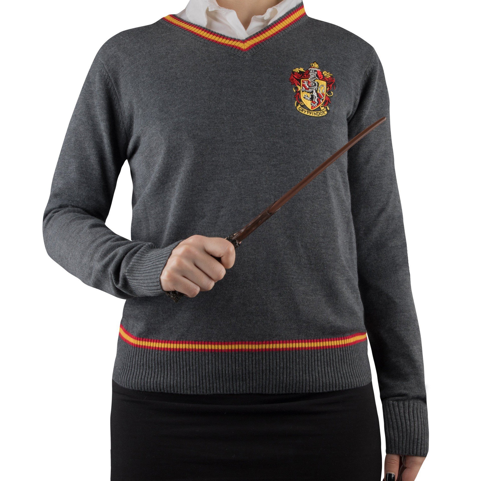 Harry Potter - Gryffindor - Grey Knitted Sweater - Medium - Fan-shop