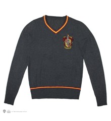 Harry Potter - Gryffindor - Grå Striktrøje - Large