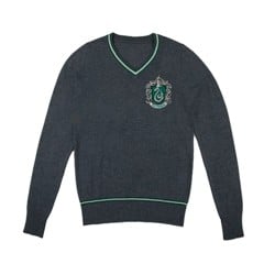 Harry Potter - Slytherin - Grå striktrøje - Large