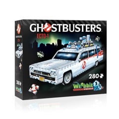 Wrebbit 3D Puslespil - Ghostbusters - Ecto-1