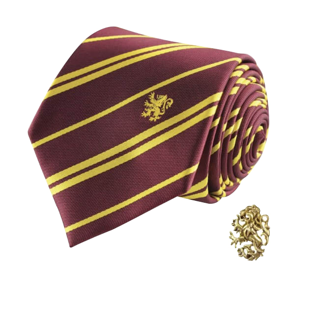 Harry Potter - Gryffindor - Deluxe Tie with metal pin - Fan-shop