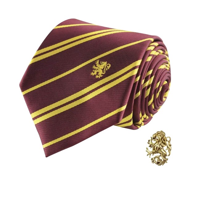 Harry Potter - Gryffindor - Deluxe Tie with metal pin