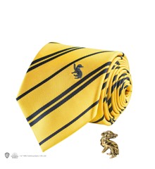 Harry Potter - Hufflepuff - Deluxe Tie with metal pin