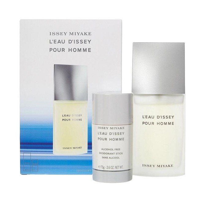 Issey Miyake - L'Eau d'Issey homme EDT 75 ml + Deo stick 75 g - Gavesæt