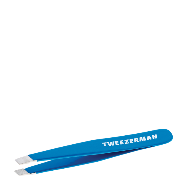 Tweezerman - Mini Pincet Skrå Bahama Blue