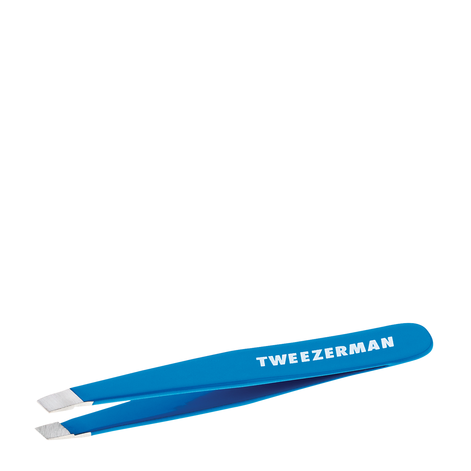 Tweezerman - Mini Slant Tweezer Bahama Blue - Skjønnhet