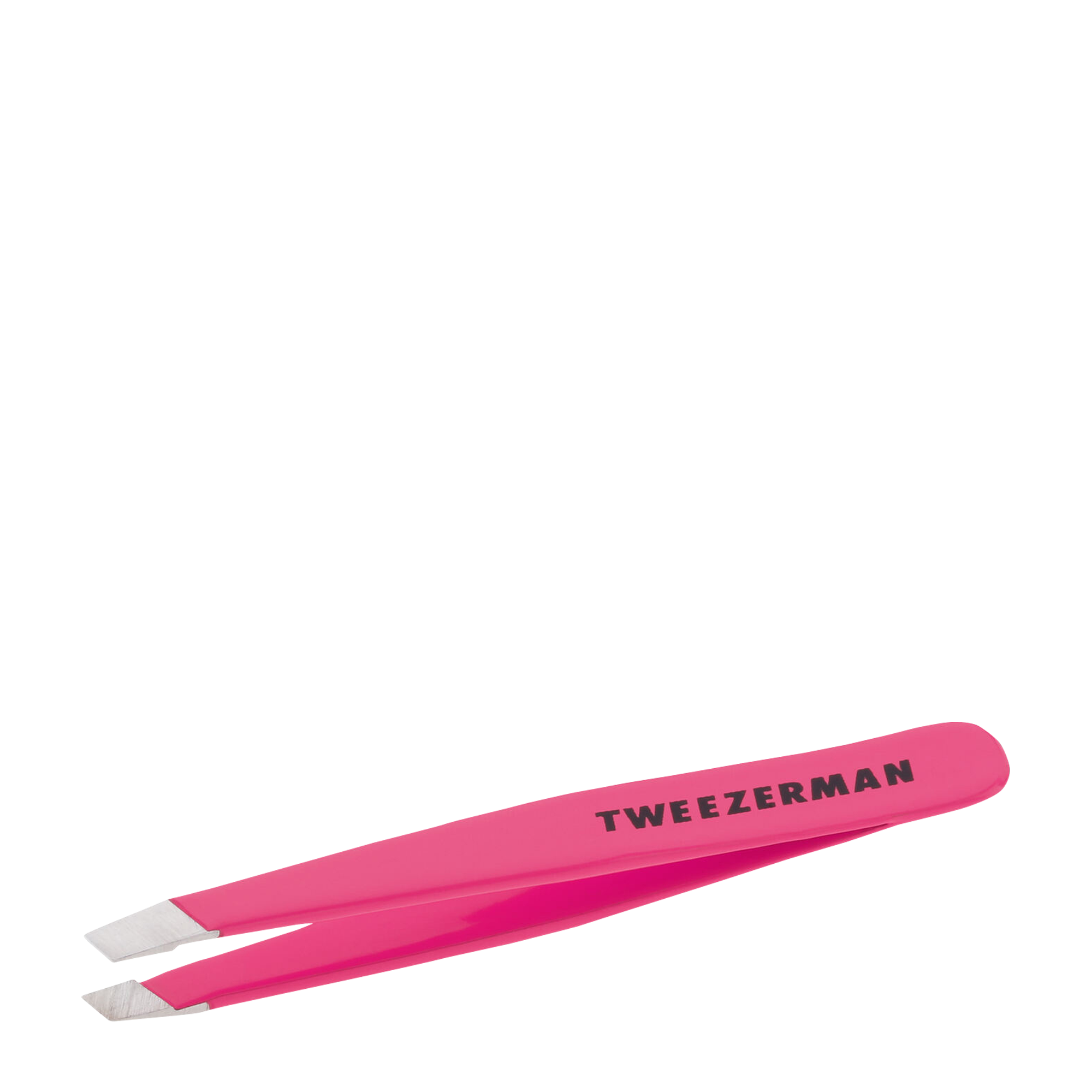 Tweezerman - Mini Slant Tweezer Neon Pink - Skjønnhet