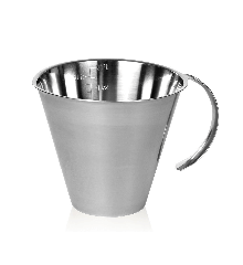 Funktion - ​Measuring jug - Stainless steel - 1 liter (141007)