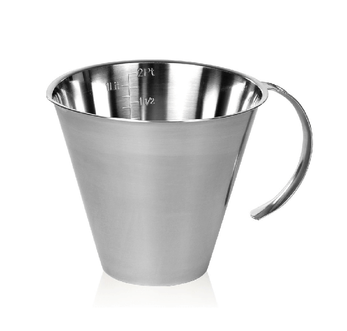 Funktion - ​Measuring jug - Stainless steel - 1 liter (141007)