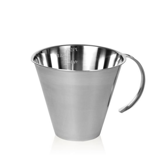 Funktion - ​Measuring jug - Stainless steel - 0,5 liter (141006)