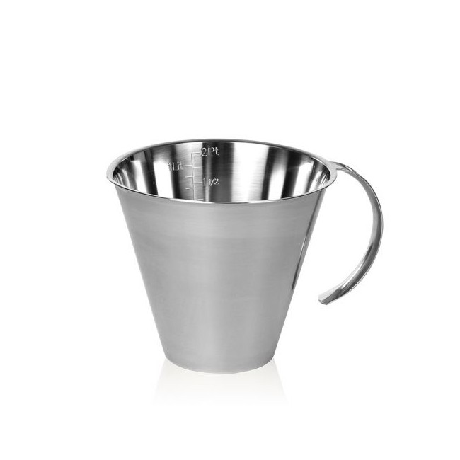 Funktion - ​Measuring jug - Stainless steel - 0,5 liter (141006)