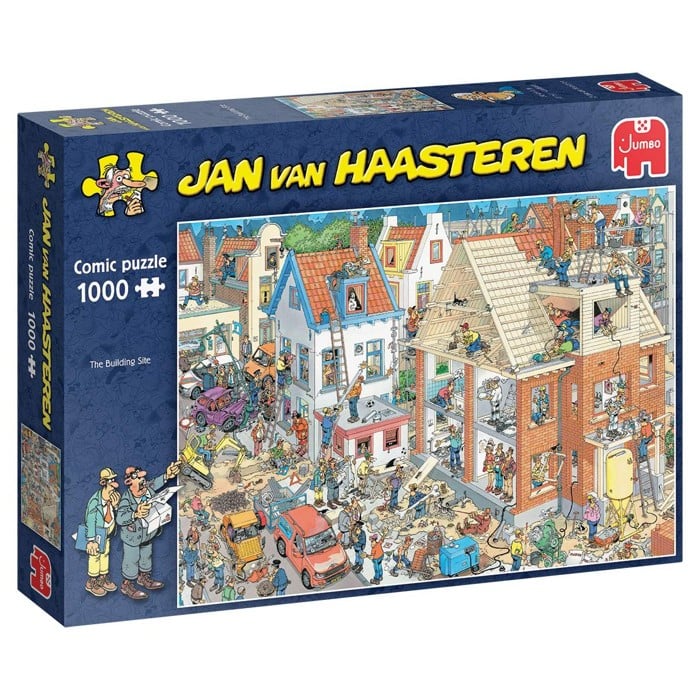 Jan Van Haasteren - Building Site  - 1000 Piece Puzzle (81911)