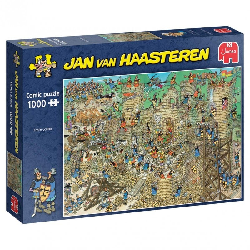 Jan Van Haasteren - Castle Conflict - 1000 Piece Puzzle (81914)