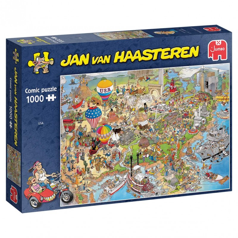 Jan Van Haasteren - USA - 1000 Piece Puzzle (81920)