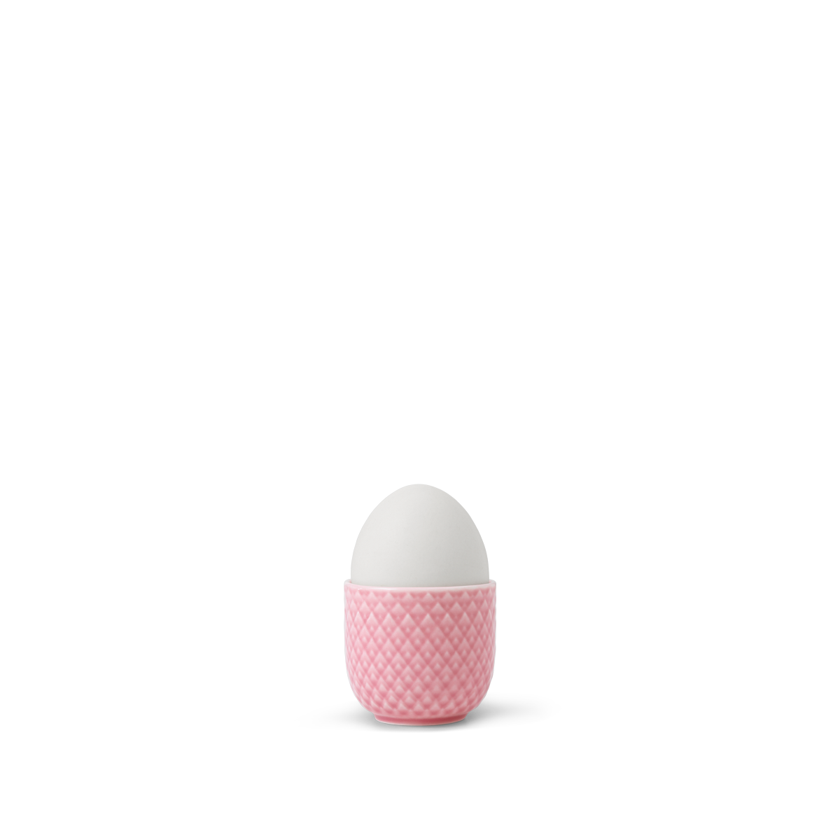 Lyngby Porcelæn - Rhombe Farge Egg kopp Ø5 cm - Rose