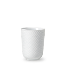 Lyngby Porcelæn - Rhombe Mug - 33 cl - White (201235)