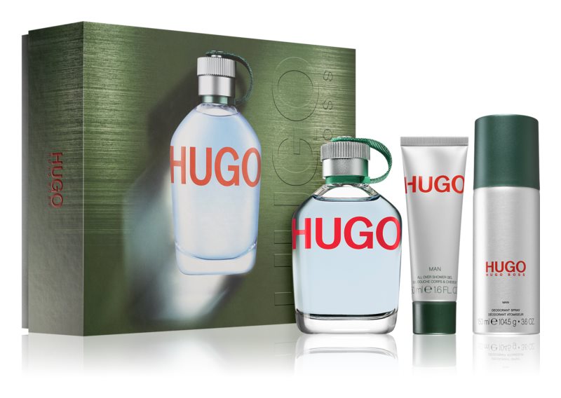 Hugo Boss - Hugo Man EDT 125 ml + Deodorant Spray + Shower Gel 50 ml + Giftset