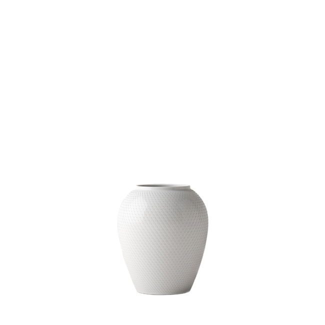 Lyngby Porcelæn - Rhombe Vase 16,5 cm