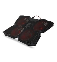 SUREFIRE - Bora Gaming Laptop Cooling Pad, Red