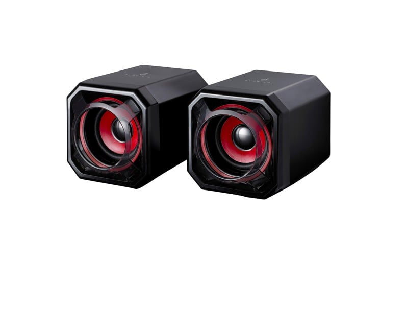 SUREFIRE - Gator Eye Gaming Speakers, Red