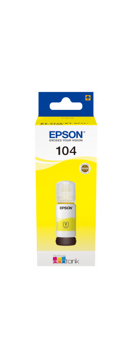 Epson - T104 Yellow EcoTank Bottle