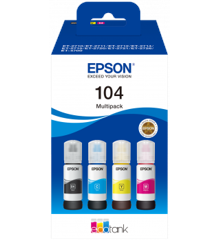 Epson - T104 EcoTank - 4-Farbiges Multipack