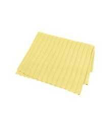 Smallstuff - Fishbone Baby Blanket - Soft Yellow