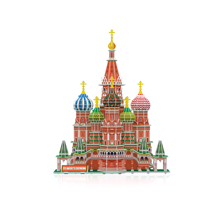 CubicFun - Skt. Basils Cathedral - 3D Puzzle, 224 stk. (200999)