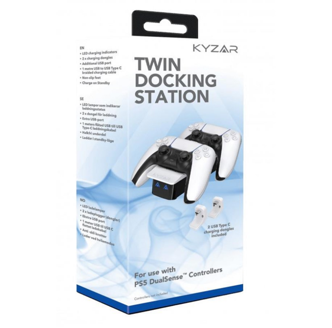 Kyzar Twin Docking Station for PS5