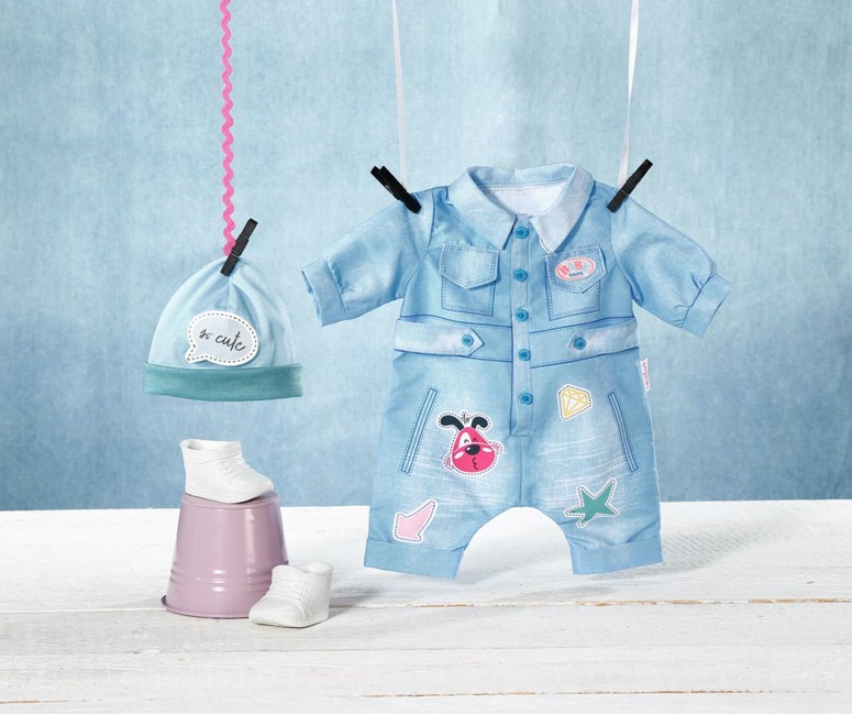 BABY born - Deluxe Jeans Overall, 43cm (832592)
